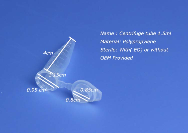 CNWTC 1.5ml Micro Centrifuge Tube