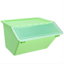 Plastic Stack on Multi-Purpose Clear Lid Organizer Bin