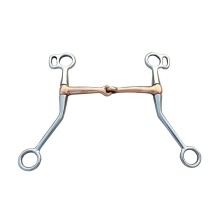 Copper Jointed Western Horse Bits with Stainless Steel and Month Features