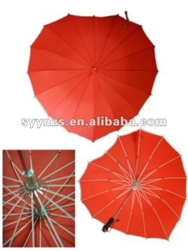 heart manual open umbrella