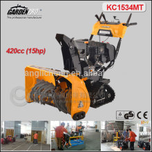 15HP professional snow blower, snow thrower, snow cleaner with rubber track