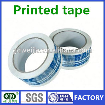 adhesive printed packing tape/custom printed packing tape