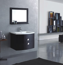 European Black Bathroom Washbasin Cabinets