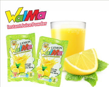 60g Sachet Instant Fruit Juice Lemon Powder