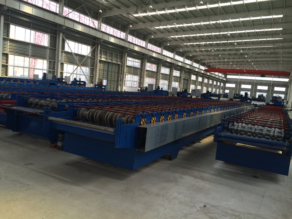 Used trapezoidal sheet panel making machine manufacturer for Bolivia