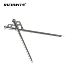 Stainless Steel Rotating Tent Peg Beach Peg Snow Peg