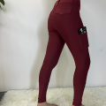 Pile jodhpurs che cavalca pantaloni donne abbigliamento equestre