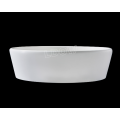 Artificial stone round countertop washbasin for cabinet