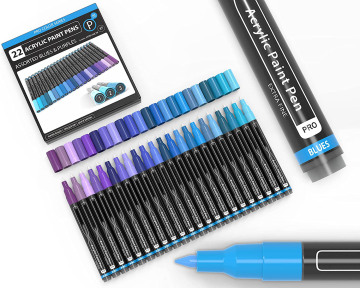 Wholesale Multicolor Acrylic Paint Markers for Permanent Ink