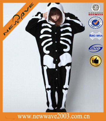 Hola pajamas for adult/bones style pajamas for sale