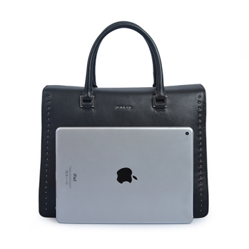 Sac d&#39;ordinateur portable en cuir veau 15 sac unisexe macbook