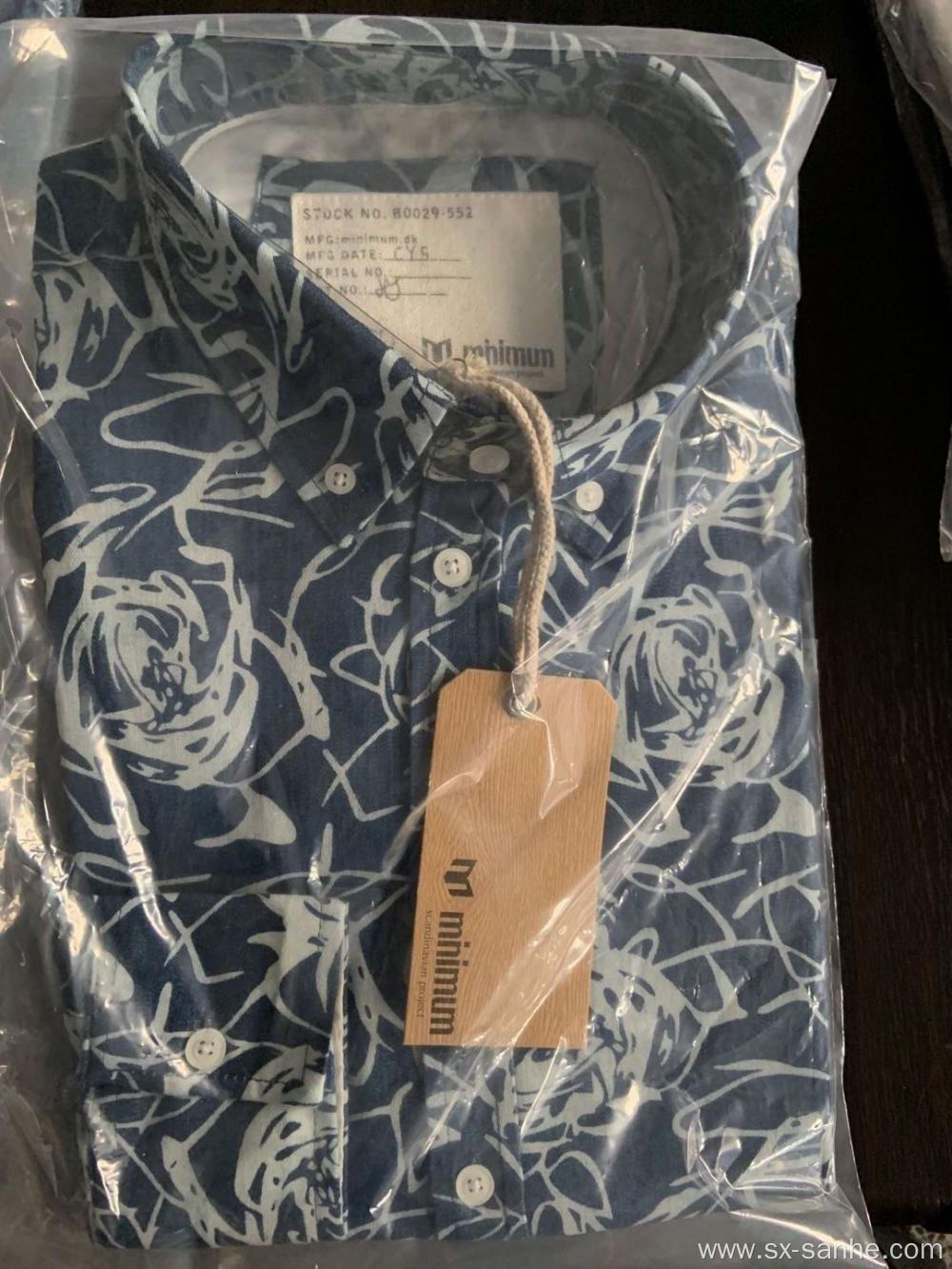 Custom-made Fashion Printed Long Sleeve Men's Shirts