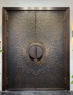 Bullet-Proof Security Front Doors: Exterior Armored Double Entrance Doors