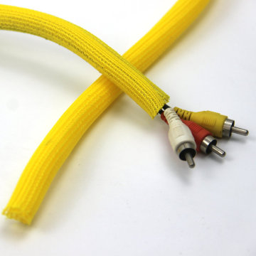 Self Closing Wrap Braided Cable Wire Sleeving