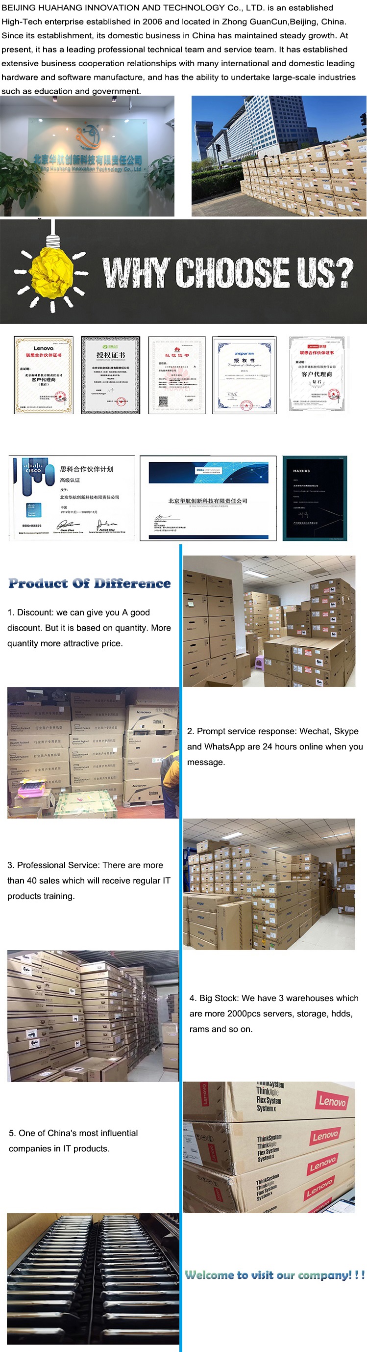 Brand New INTEL XEON SERVER CPU E5-2620V4/E5-2630V4/E5-2640V4/E5-2650V5/E5-2660V4