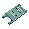 SIM CARD 6PIN 2,90 mm de altura Conector Shell