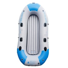 Thick Folding Air Cushion Boat: Inflatable Kayak and Portable Fishing Boat with Leather Flap