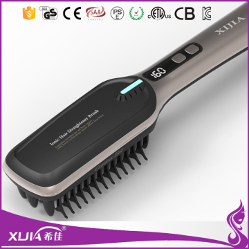 Factory Prices Professional hair straightening brush as seen on tv