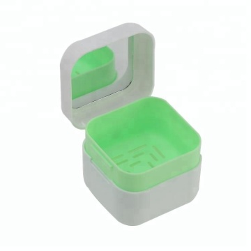 Plastic Dental Storage Bath Retainer Case Cleaner