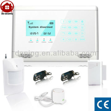 Touch-key GSM intruder alarms systems