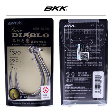 Wholesale Stainless Steel Jig Hooks Big Eyes Lone Diablo 8091-5X-HG