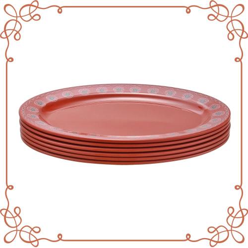 Bộ hình bầu dục Melamine 12 inch của 6