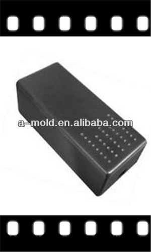 Plastic mold for plastic light switch box