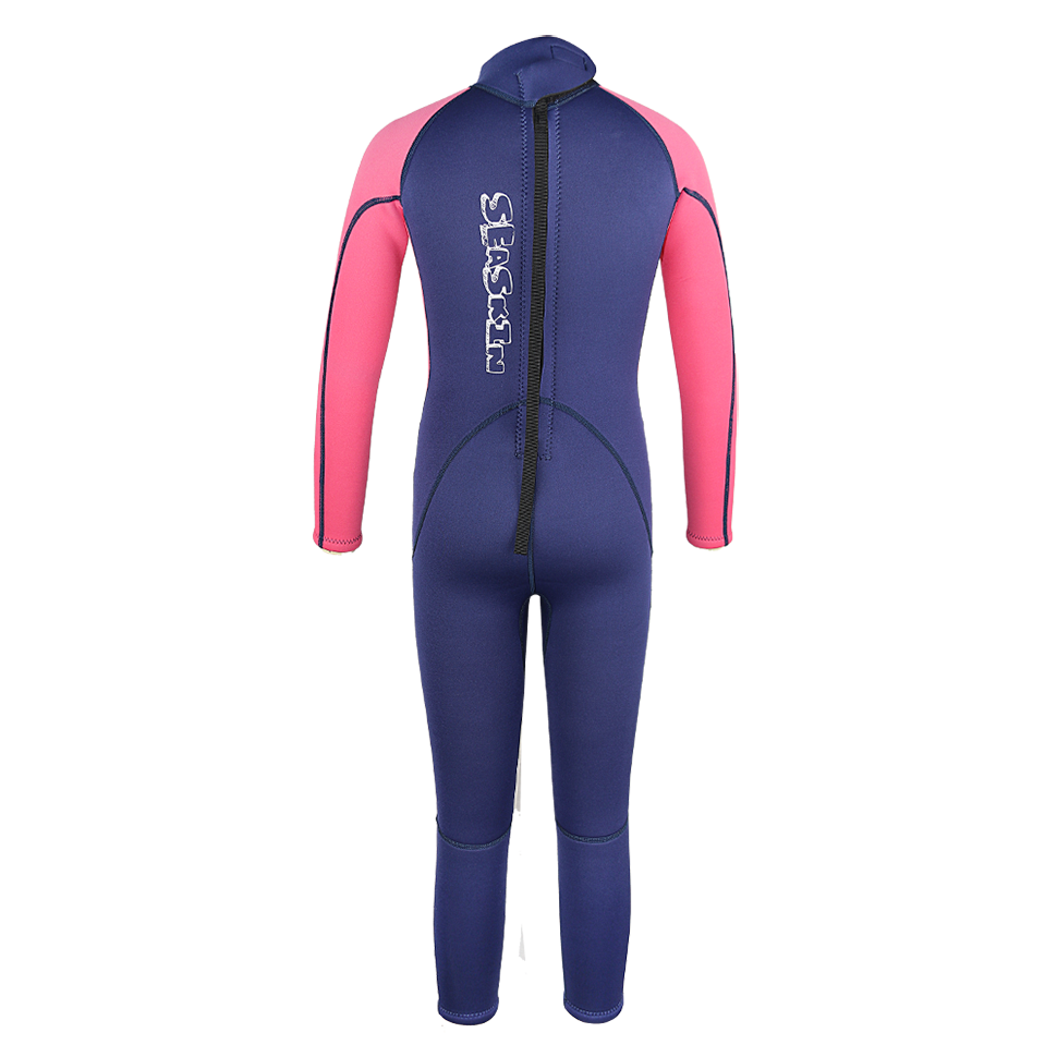 Seaskin Girls Full Suit Néoprène Back Zip WetSuit