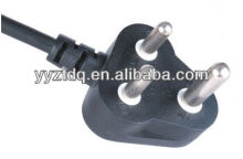 South Africa power cord set with SABS