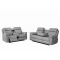 Power Reclining Genuine Leather Sectional Sofa