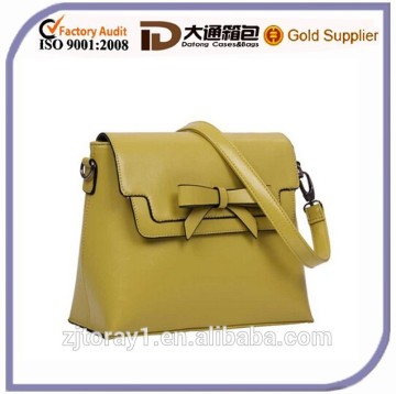 2015 Korean Style Handbag Ladies Cow Leather Bag Tote Bag