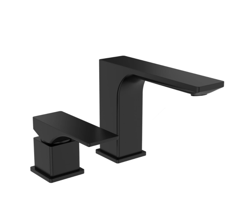 Single hole concealed basin faucet