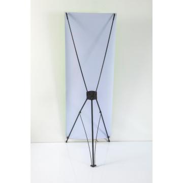 Advertisement Exhibition Retractable Display Stand X Banner