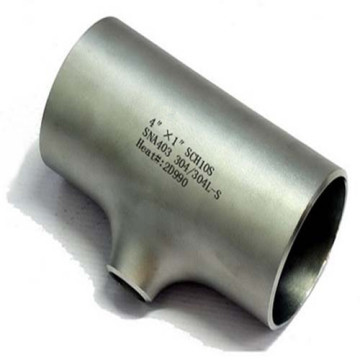 butt welded stainless steel reducer tee