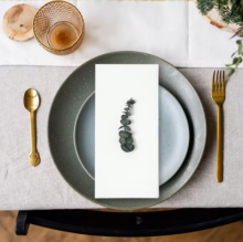 Linen Feel Bamboo Paper Napkin for Wedding Events