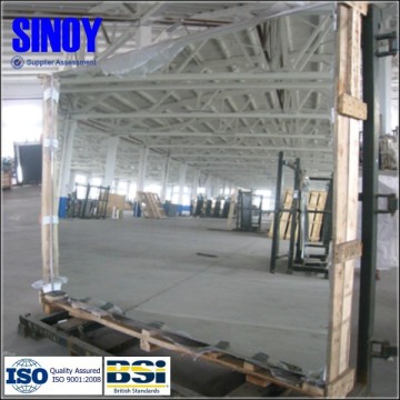 Water-proof ultra clear silver mirror made of low iron float glass, excellent water-proof performance