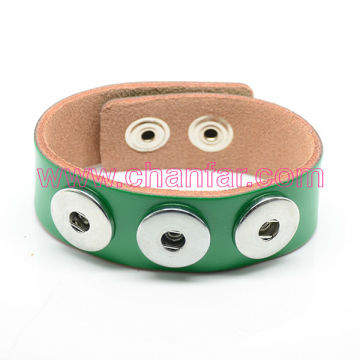 beauty green leather bracelet manufacturer