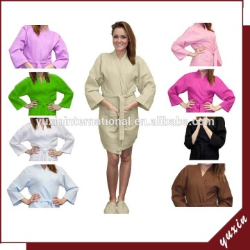 Hotel kimono waffle robe weave bath robe bathrobe WR0104