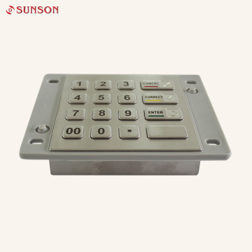 ဘဏ်ပစ္စည်းအတွက် AES encryption EPP Keypad