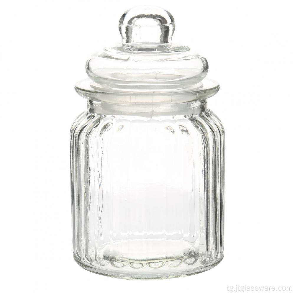 Синфи озуқаворӣ Clear Glass Canister