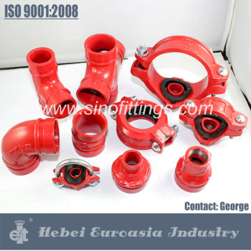 FM/UL Fire fighting grooved fittings