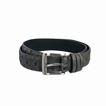 Unisex Smart Belts in Ostrich Look