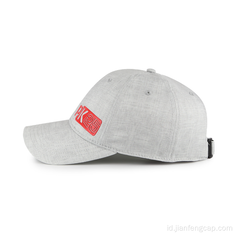 Topi baseball luar ruangan, Daur ulang kain logo TPU