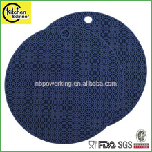 Round heat resistant silicon mat
