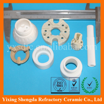 Heat resistant electrical insulation steatite ceramic part