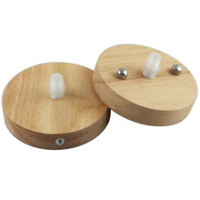 D100 Wood Ceiling Canopy Plate - Decorative Ceiling Rose for Hanging Lighting