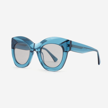 Dimensional Cat-eye Acetate Female Sunglasses