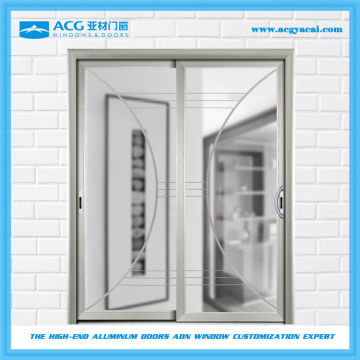 2015 Hot sale apartment design aluminium sliding door