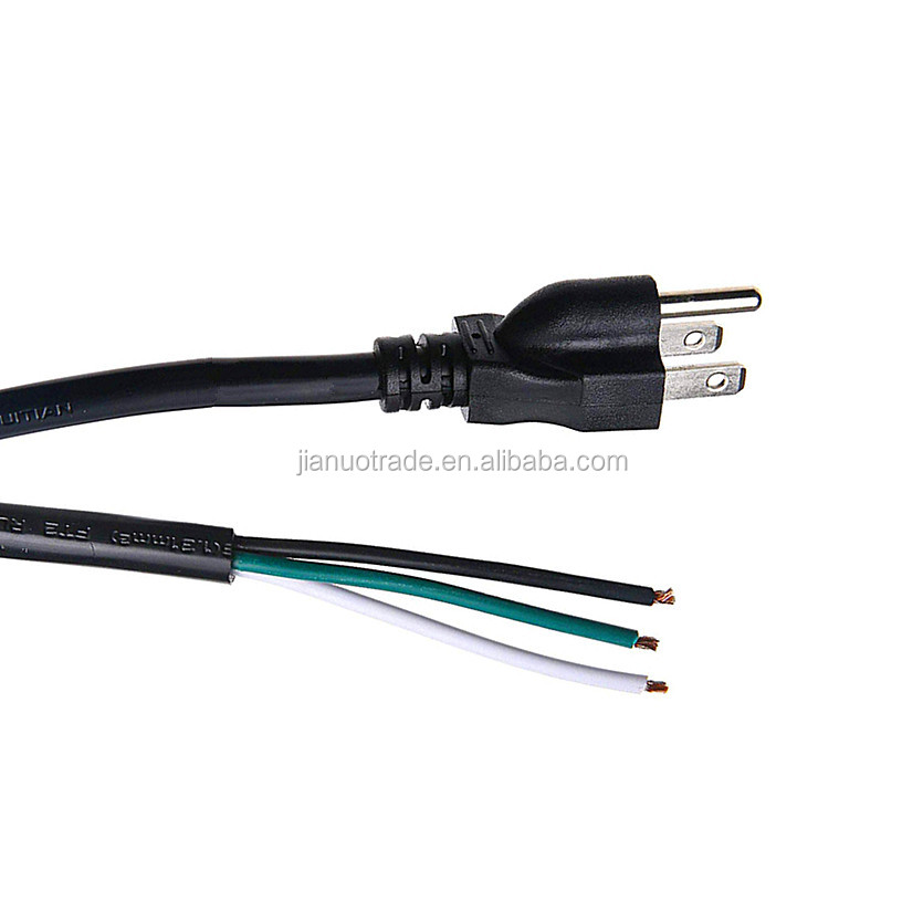 SJT W 14AWG/3C Power Cord with Open Wiring