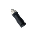 Male 4pin Field-wireable M12 T-Code Power Connector